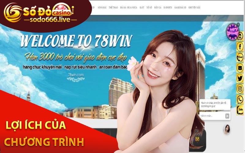 78win Tặng 78k - Thông Tin Chi Tiết Và Những Lợi Ích Đem Lại Lợi ích của chương trình