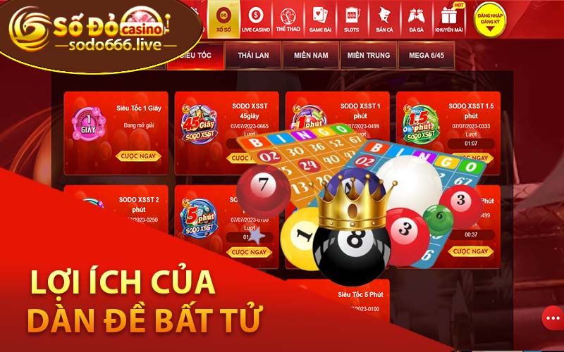 Dàn Đề Bất Tử Tại Số Đỏ 66 - Phương Pháp Chơi Lô Đề Độc Đáo Lợi ích của dàn đề bất tử